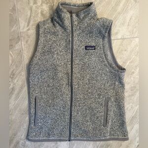 Patagonia Heather Gray Fleece Vest